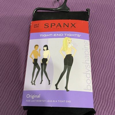 NEW Spanx Women's Original Body Shaping Tight-end Tights Size E Black